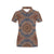 Aboriginal Pattern Print Design 01 Women's Polo Shirt