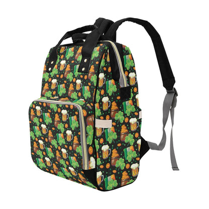 St Patricks Day Print Design LKS303 Diaper Bag Backpack