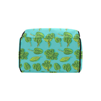 Spinach Print Design LKS301 Diaper Bag Backpack