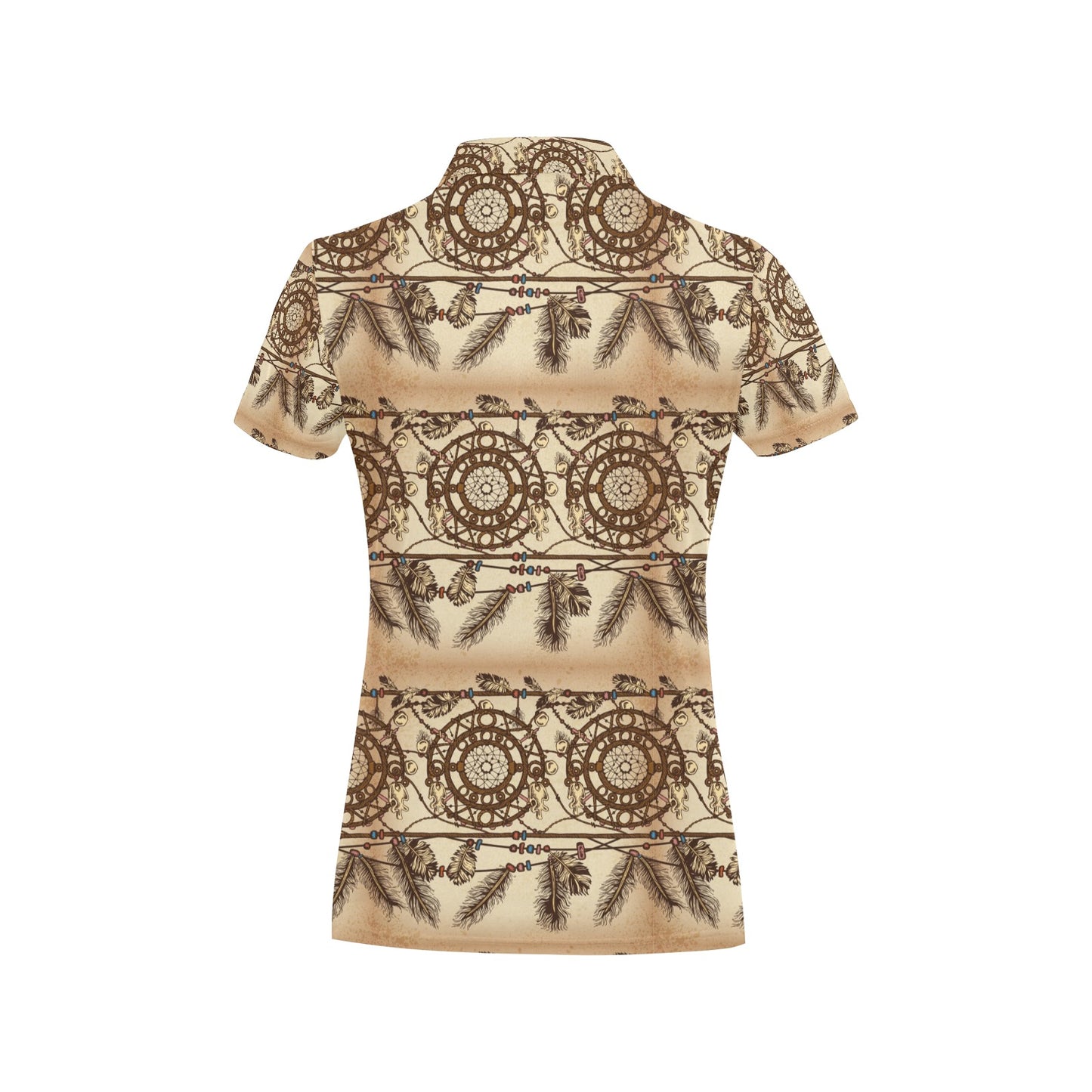 Dream catcher vintage native Women's Polo Shirt