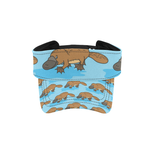 Platypus Pattern Print Design A02 Unisex Sun Visor