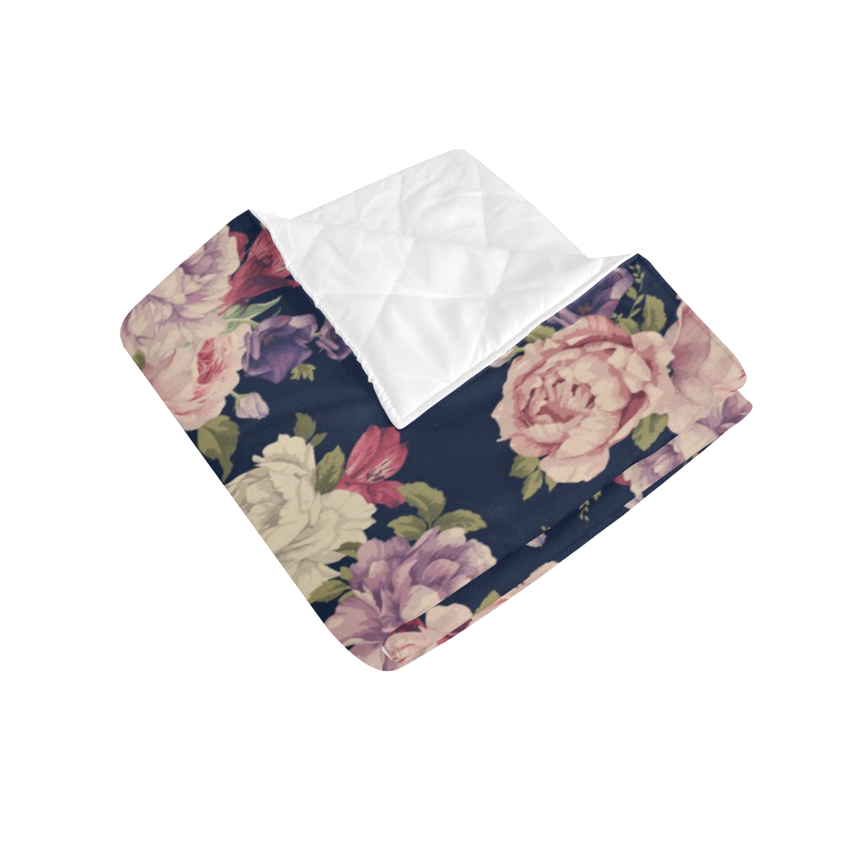 Peony Pattern Print Design PE03 Premium Quilt