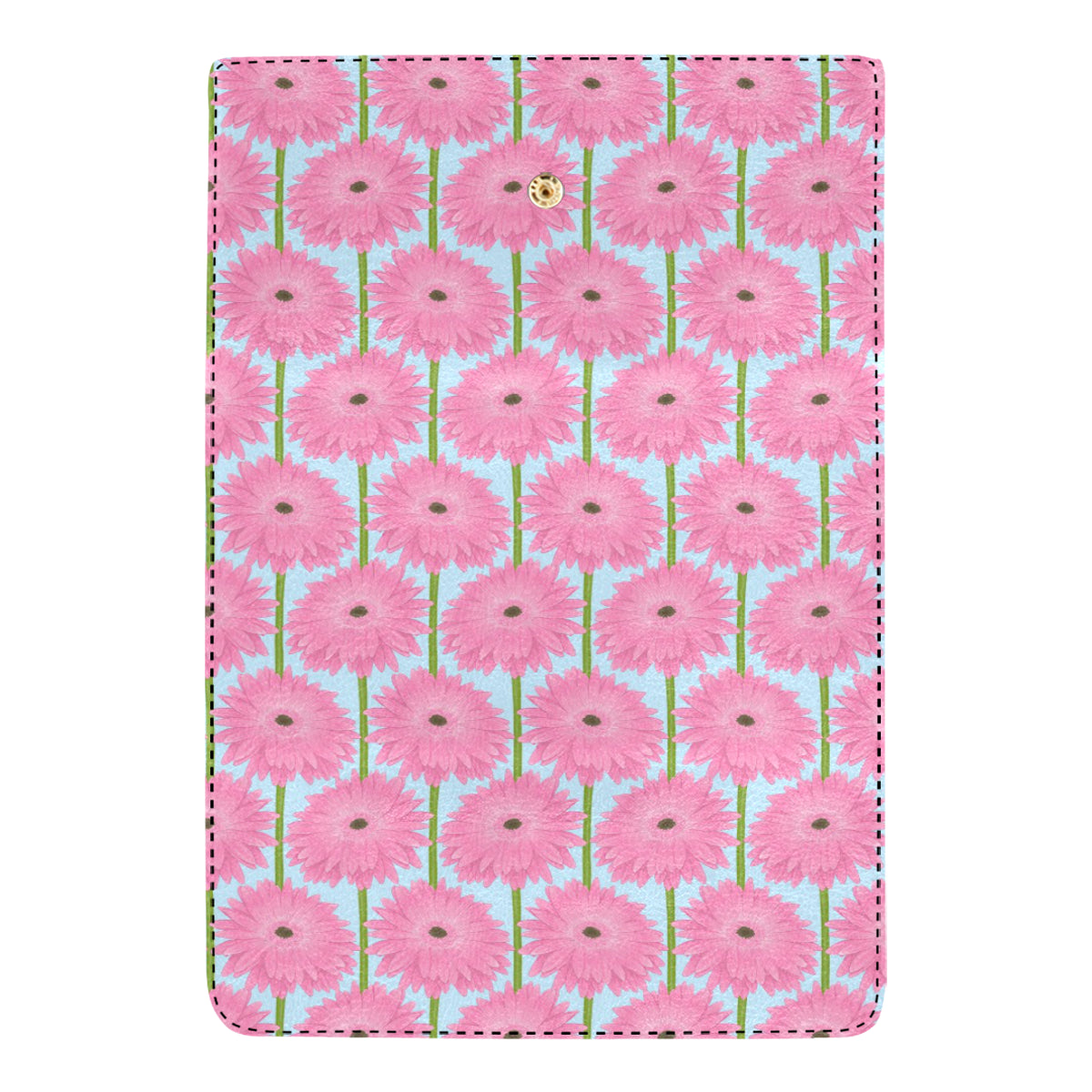 Gerberas Pattern Print Design GB01 Women's Trifold Wallet