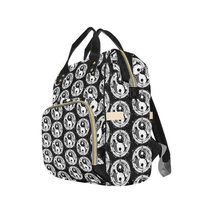 Yin Yang Koi Fish Diaper Bag Backpack