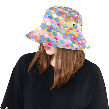 Scales Print Design LKS401 Unisex Bucket Hat