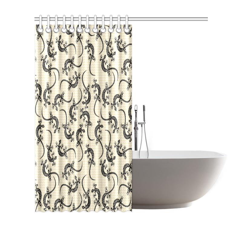 lizard Pattern Print Design 02 Shower Curtain