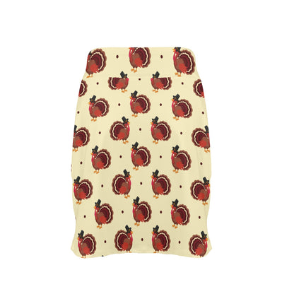 Thanksgiving Print Design LKS3010 17" Golf & Pickleball Skort with Pockets
