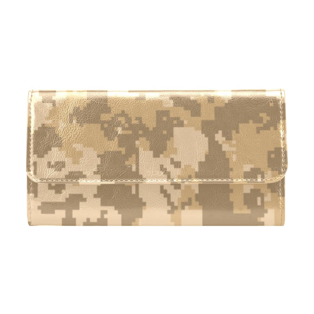 ACU Digital Desert Camouflage Women's Trifold Wallet