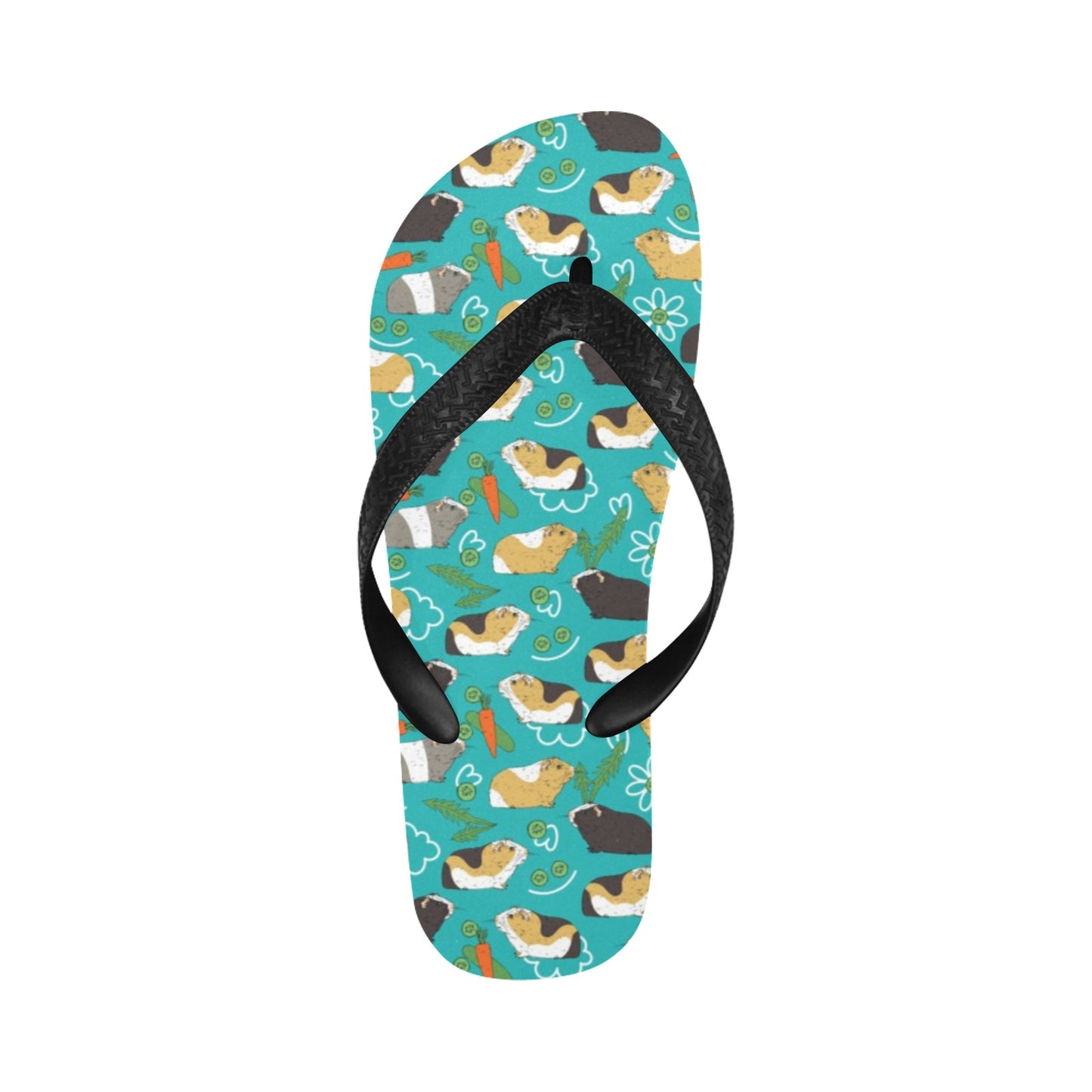 Guinea Pig Print Design LKS402 Flip Flops