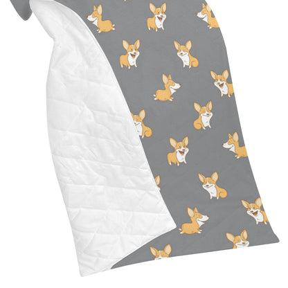 Pembroke Welsh Corgis Pattern Print Design A02 Premium Quilt