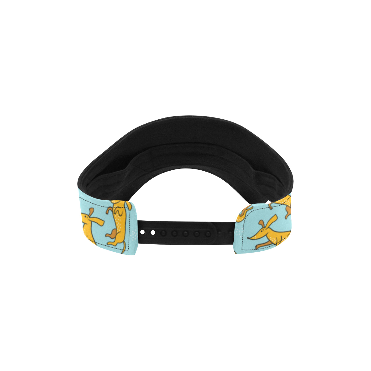 Dachshund Pattern Print Design 08 Unisex Sun Visor