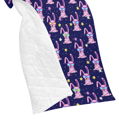 Rabbit Baby Pattern Print Design RB015 Premium Quilt