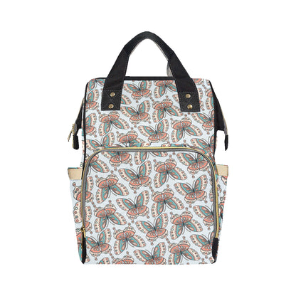 Butterfly Pattern Diaper Bag Backpack