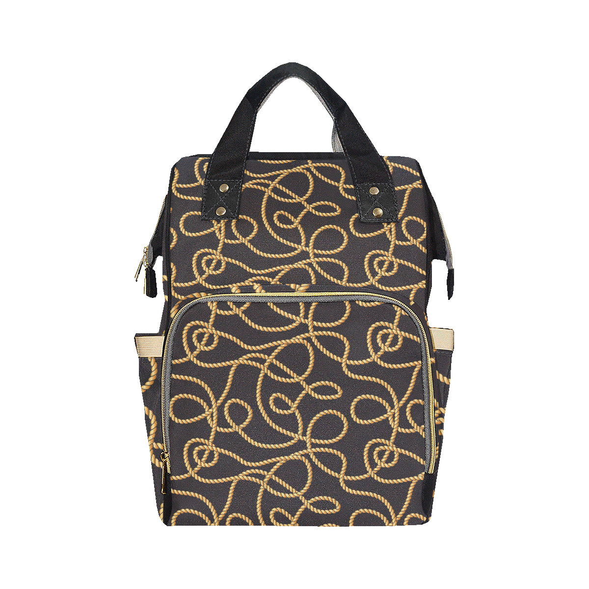 Rope Pattern Print Design A04 Diaper Bag Backpack