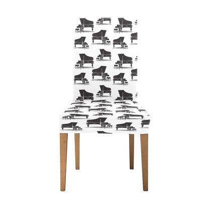 Piano Print Design LKS401 Dining Chair Slipcover
