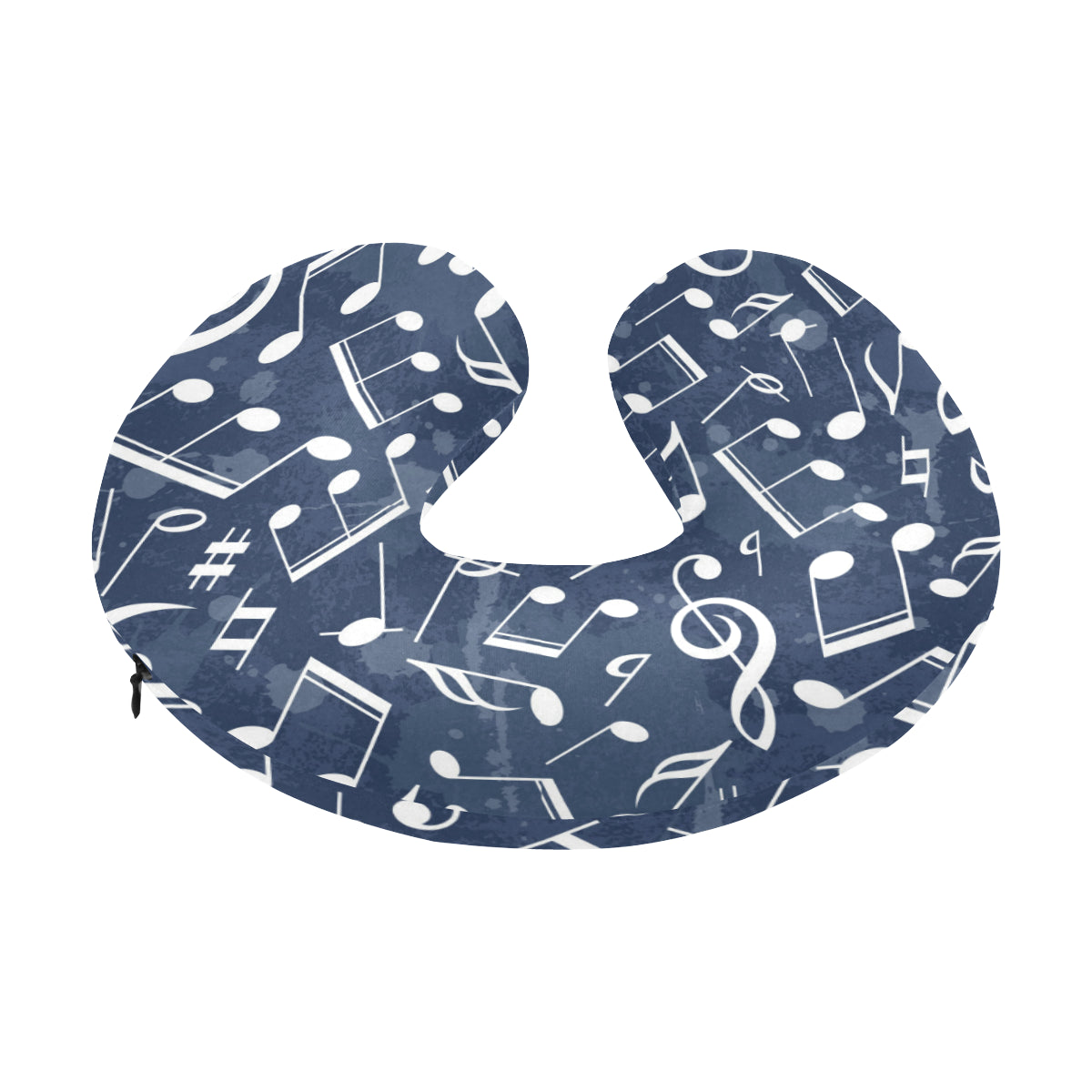 Music note Pattern Print Design A02 U-Shaped Travel Neck Pillow