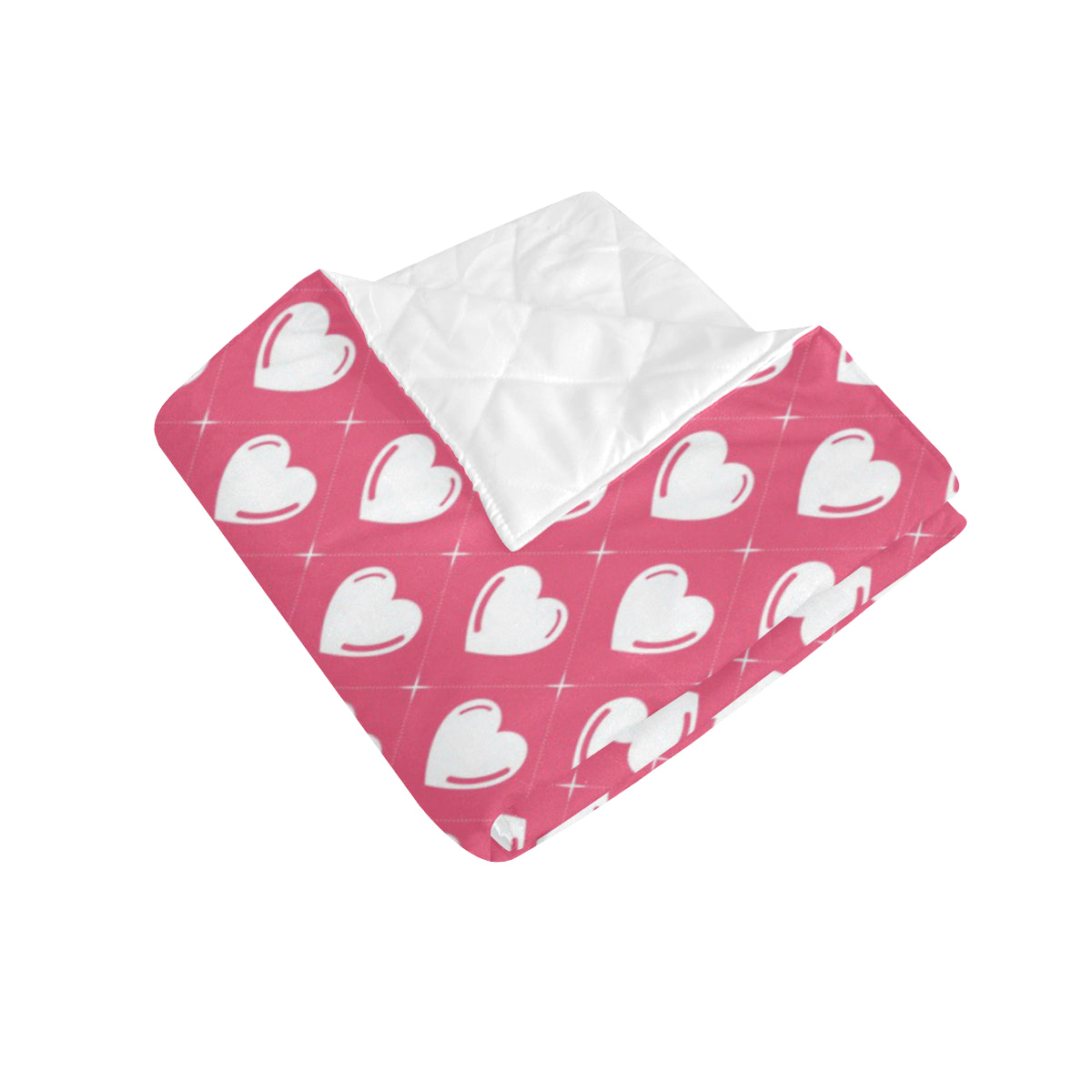 Heart Pattern Print Design HE07 Premium Quilt