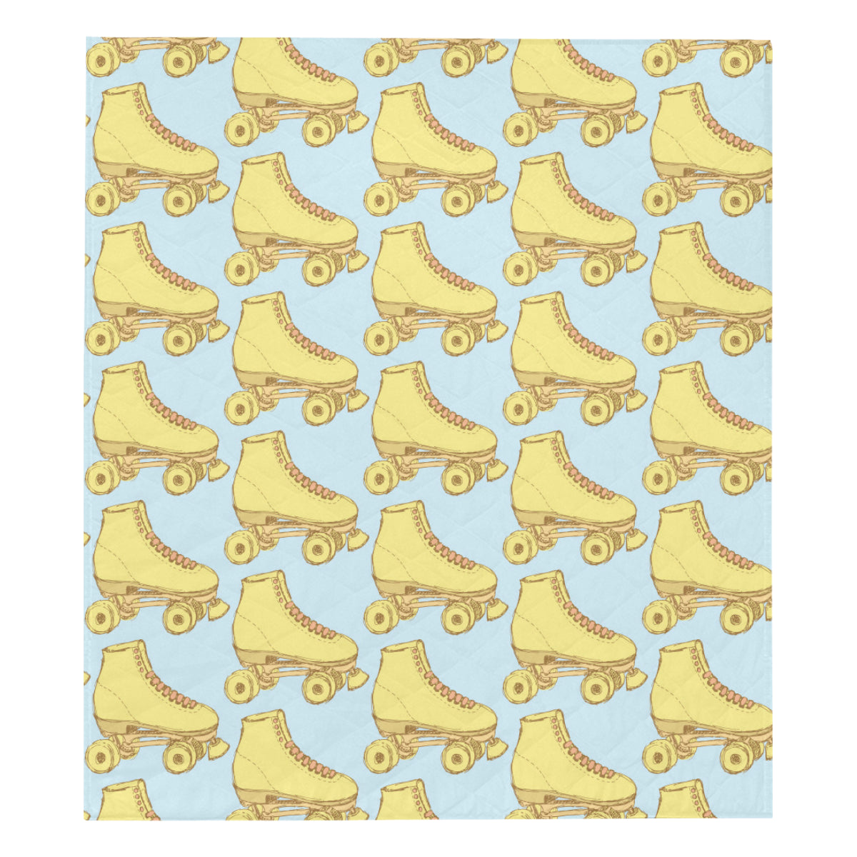 Roller skate Pattern Print Design A03 Premium Quilt