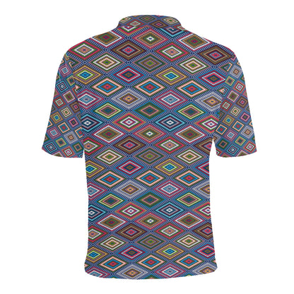 Southwestern Design Men Polo Shirt