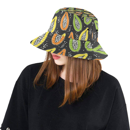 Papaya Pattern Print Design PP05 Unisex Bucket Hat