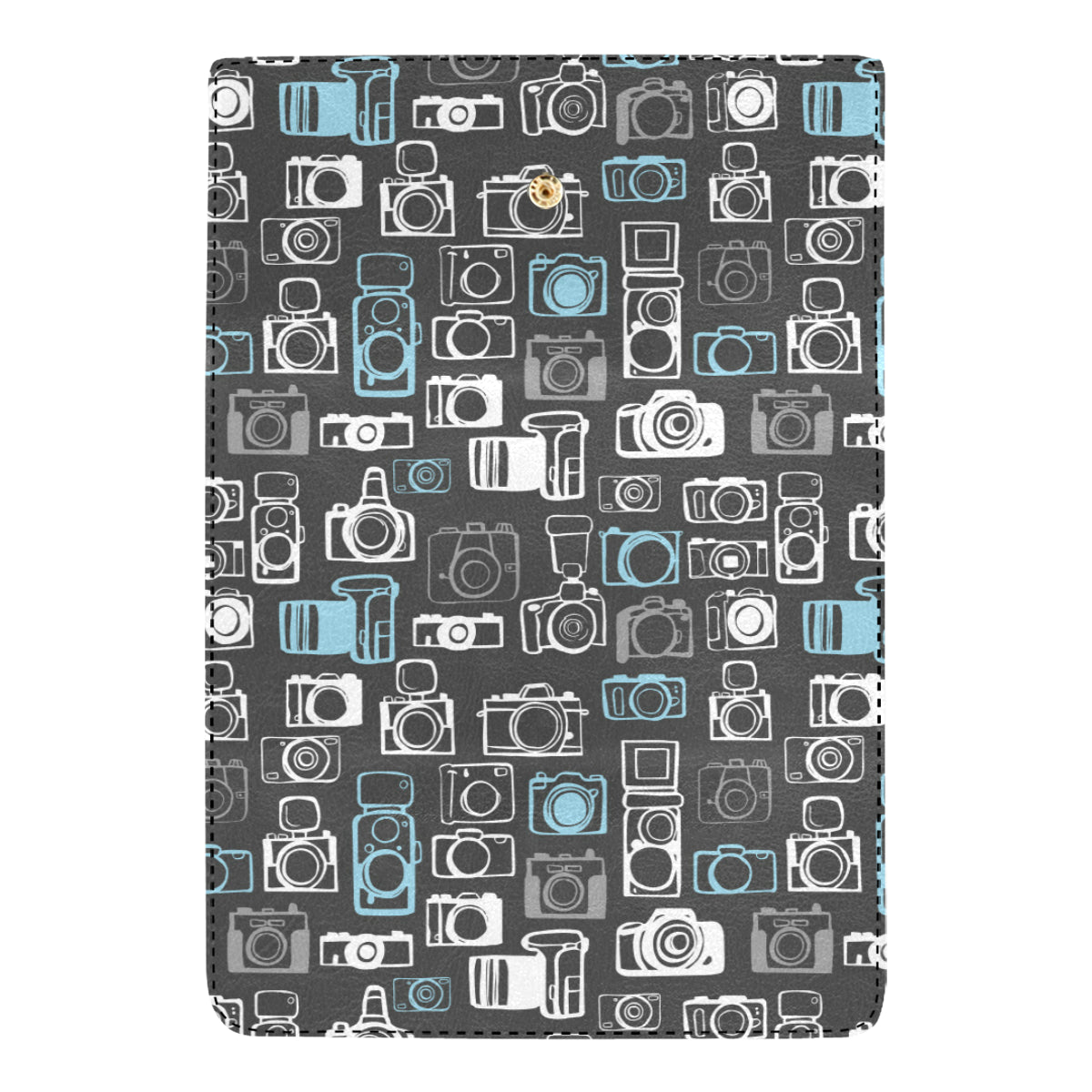 Camera Pattern Print Design 04 Women's Trifold Wallet
