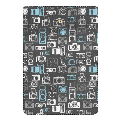 Camera Pattern Print Design 04 Women's Trifold Wallet