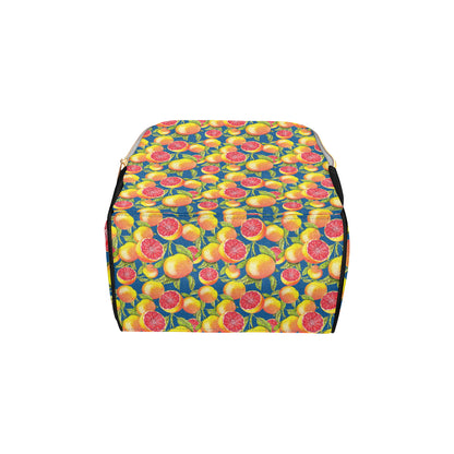Grapefruit Pattern Print Design GF04 Diaper Bag Backpack