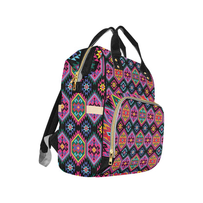 Mexican Pattern Print Design 02 Diaper Bag Backpack