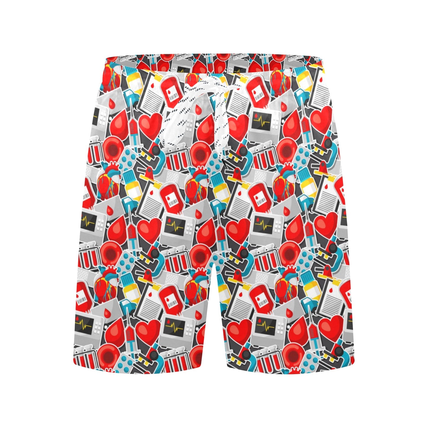 Phlebotomist Medical Themed Men's Swim Trunks Beach Shorts