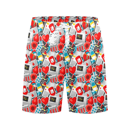 Phlebotomist Medical Themed Men's Swim Trunks Beach Shorts