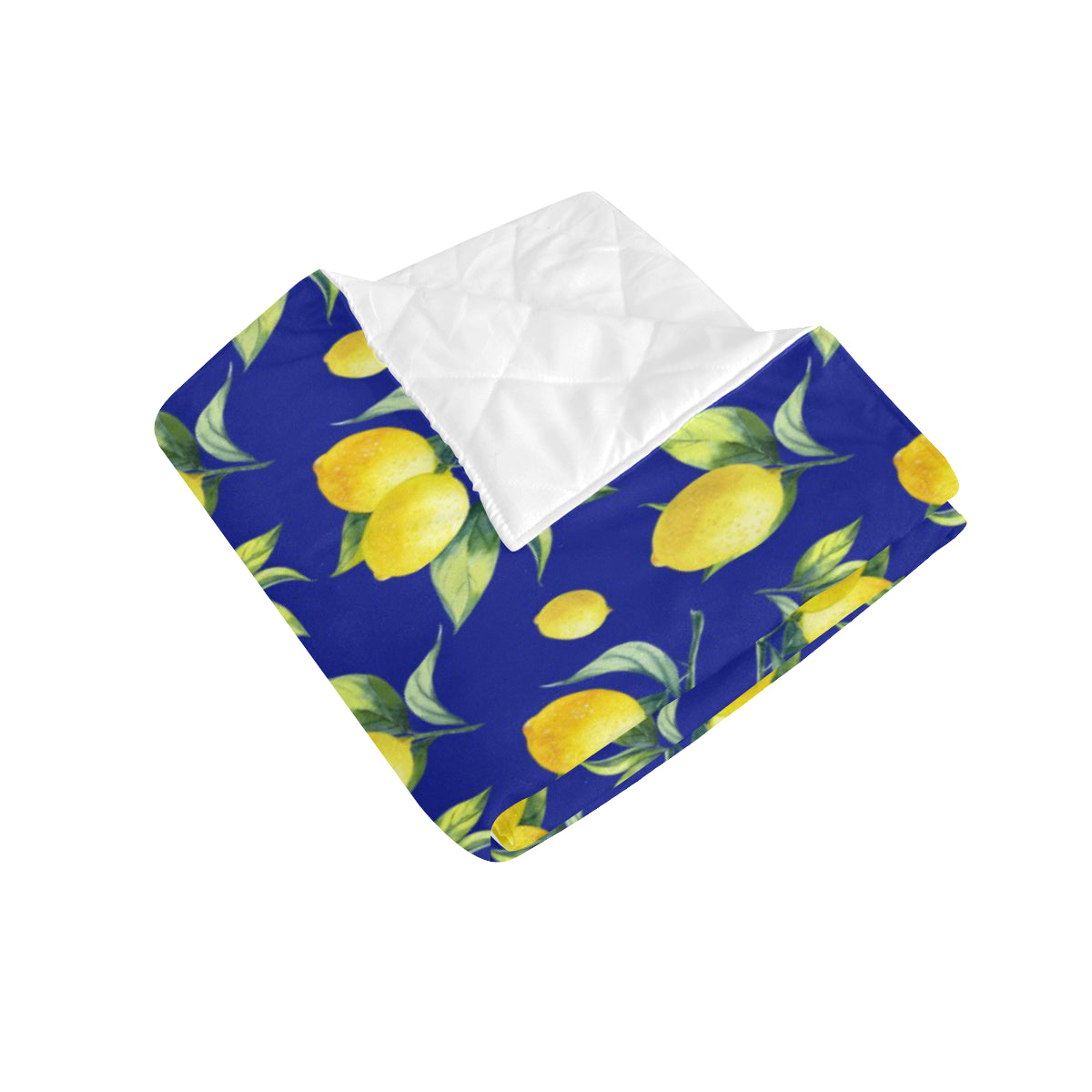 Lemon Pattern Print Design LM06 Premium Quilt