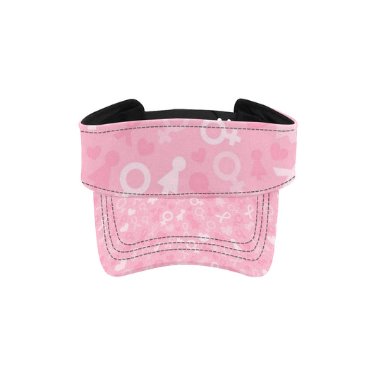 Breast cancer Pattern Print Design 01 Unisex Sun Visor