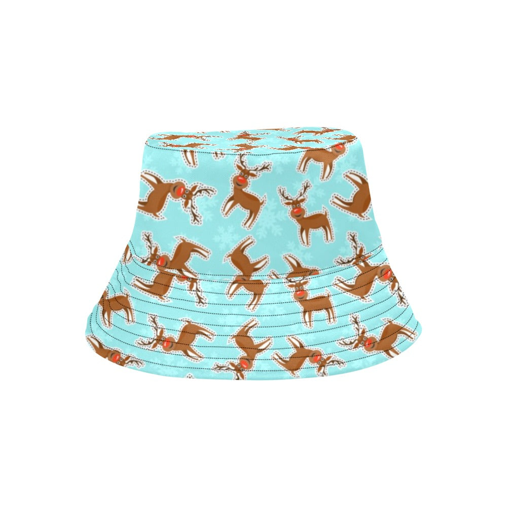 Reindeer Print Design LKS403 Unisex Bucket Hat