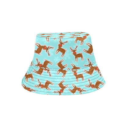 Reindeer Print Design LKS403 Unisex Bucket Hat