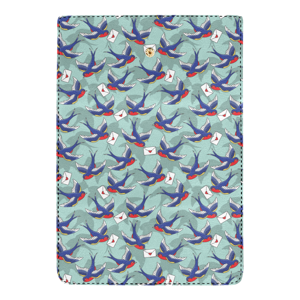 Swallow Bird Pattern Print Design 02 Women's Trifold Wallet
