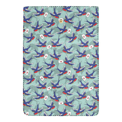 Swallow Bird Pattern Print Design 02 Women's Trifold Wallet