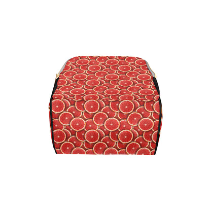 Grapefruit Pattern Print Design GF05 Diaper Bag Backpack