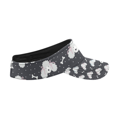 Poodle Pattern Print Design A03 Unisex Sun Visor
