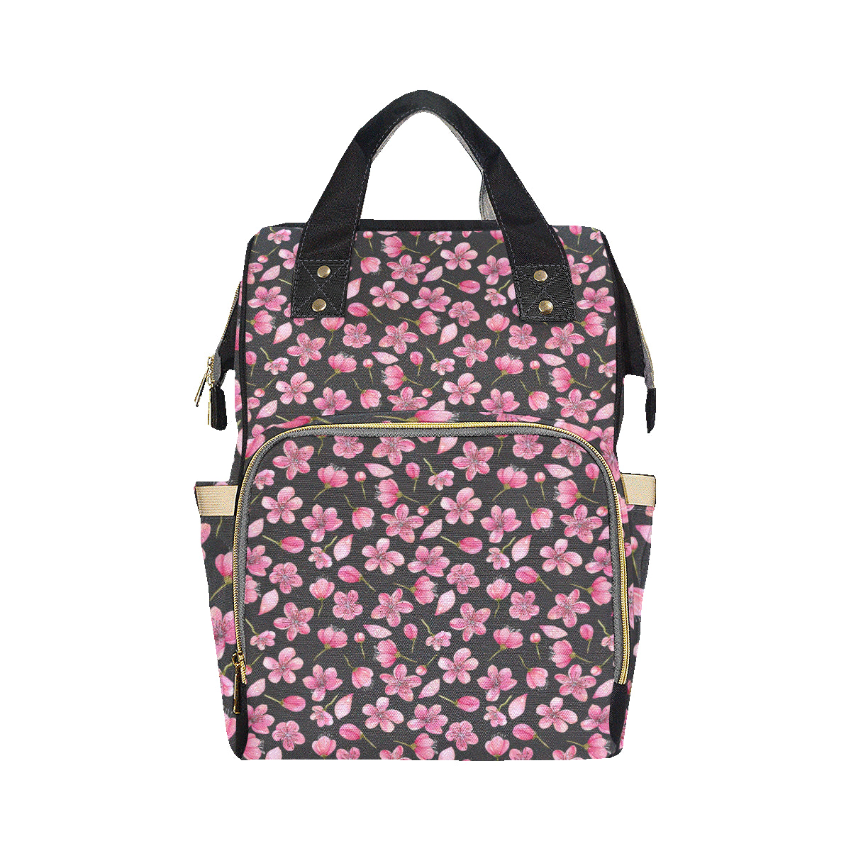 Apple blossom Pattern Print Design AB03 Diaper Bag Backpack
