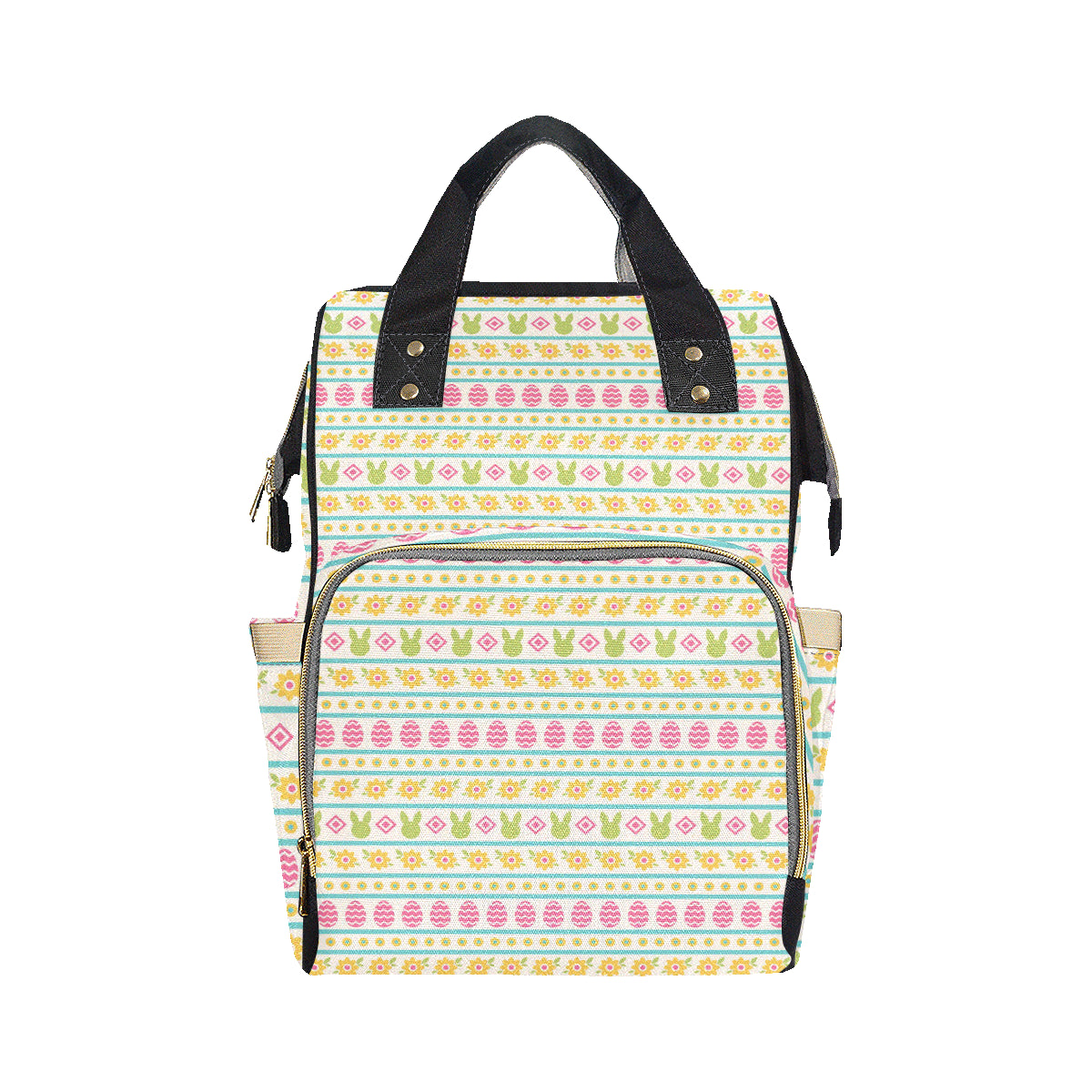 Easter Eggs Pattern Print Design RB016 Diaper Bag Backpack