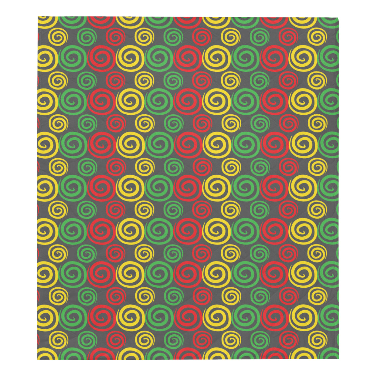 Rastafarian Pattern Print Design A05 Premium Quilt