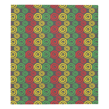 Rastafarian Pattern Print Design A05 Premium Quilt