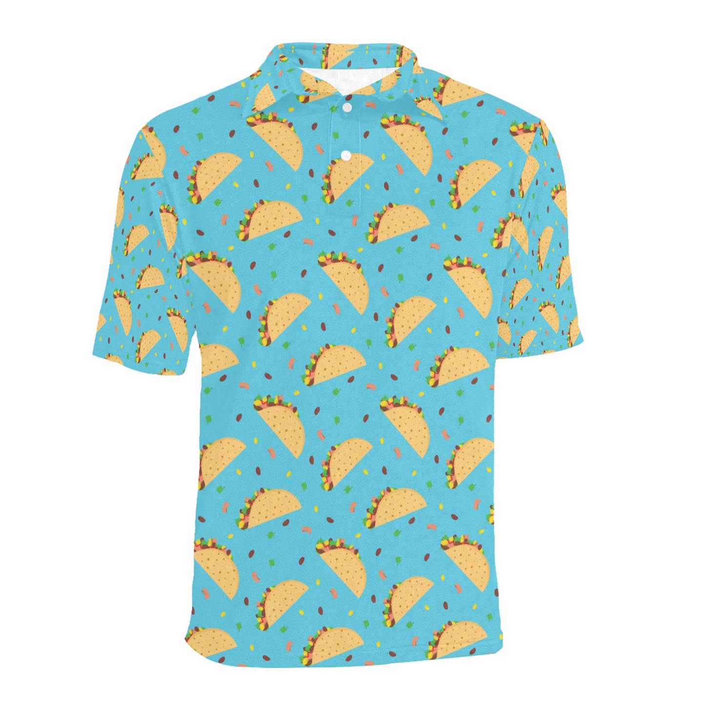 Taco Print Design LKS303 Men Polo Shirt