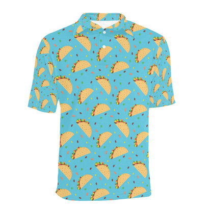 Taco Print Design LKS303 Men Polo Shirt
