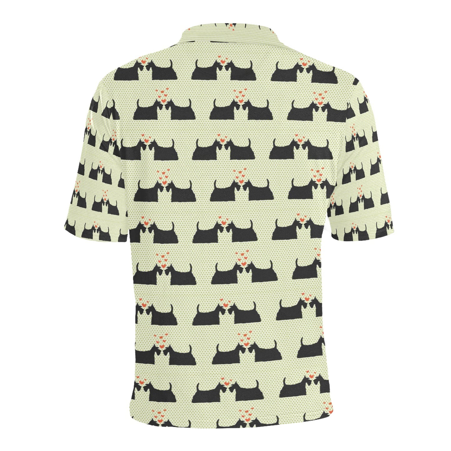Scottish Terriers Print Design LKS304 Men Polo Shirt