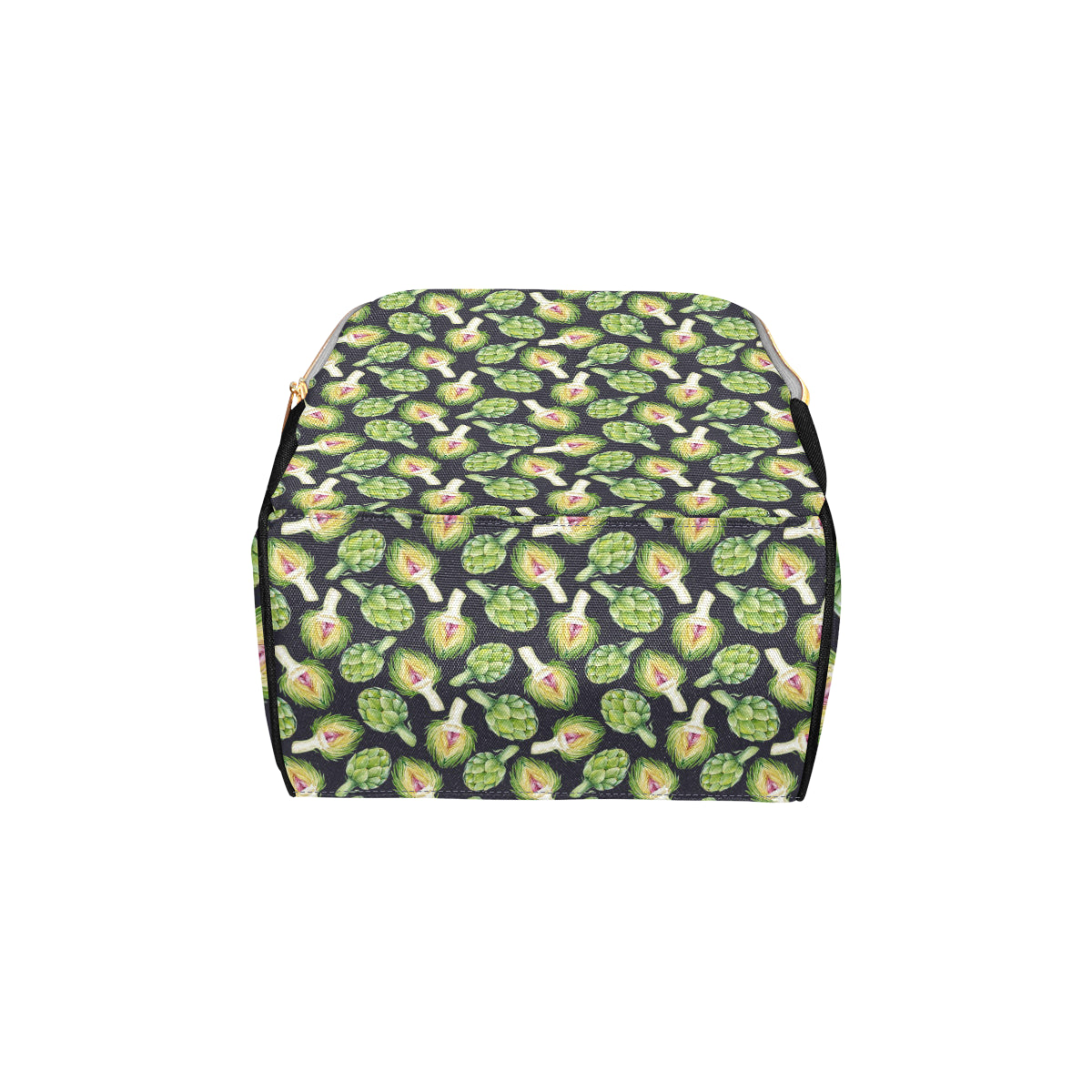 Artichoke Pattern Print Design 01 Diaper Bag Backpack