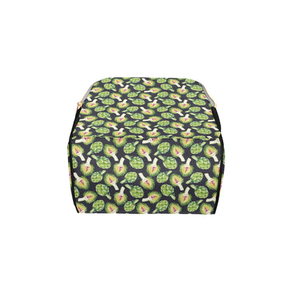 Artichoke Pattern Print Design 01 Diaper Bag Backpack