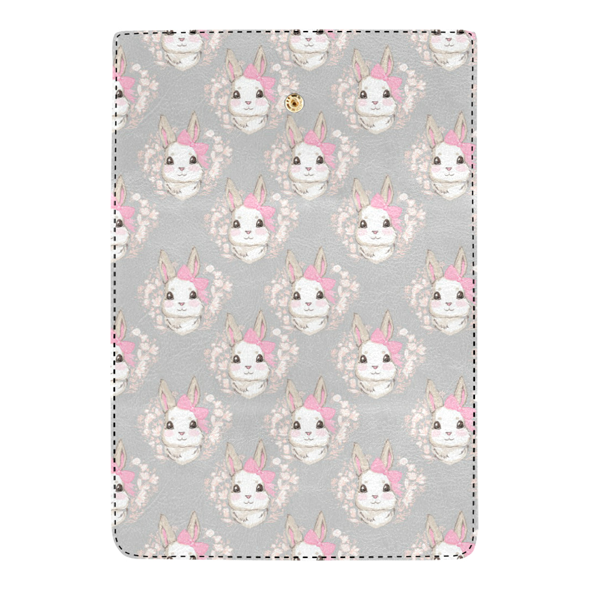 Rabbit Pattern Print Design RB07 Women's Trifold Wallet