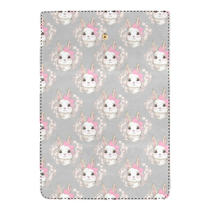 Rabbit Pattern Print Design RB07 Women's Trifold Wallet