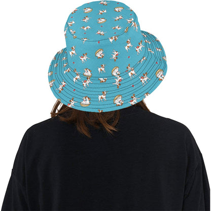 Russell Terriers Playing Print Design LKS305 Unisex Bucket Hat